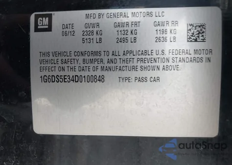 2013 Cadillac Cts Premium z USA, uszkodzony, nr VIN 1G6DS5E34D0100848